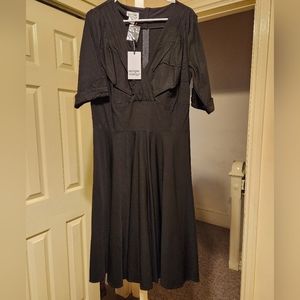 Black swing dress